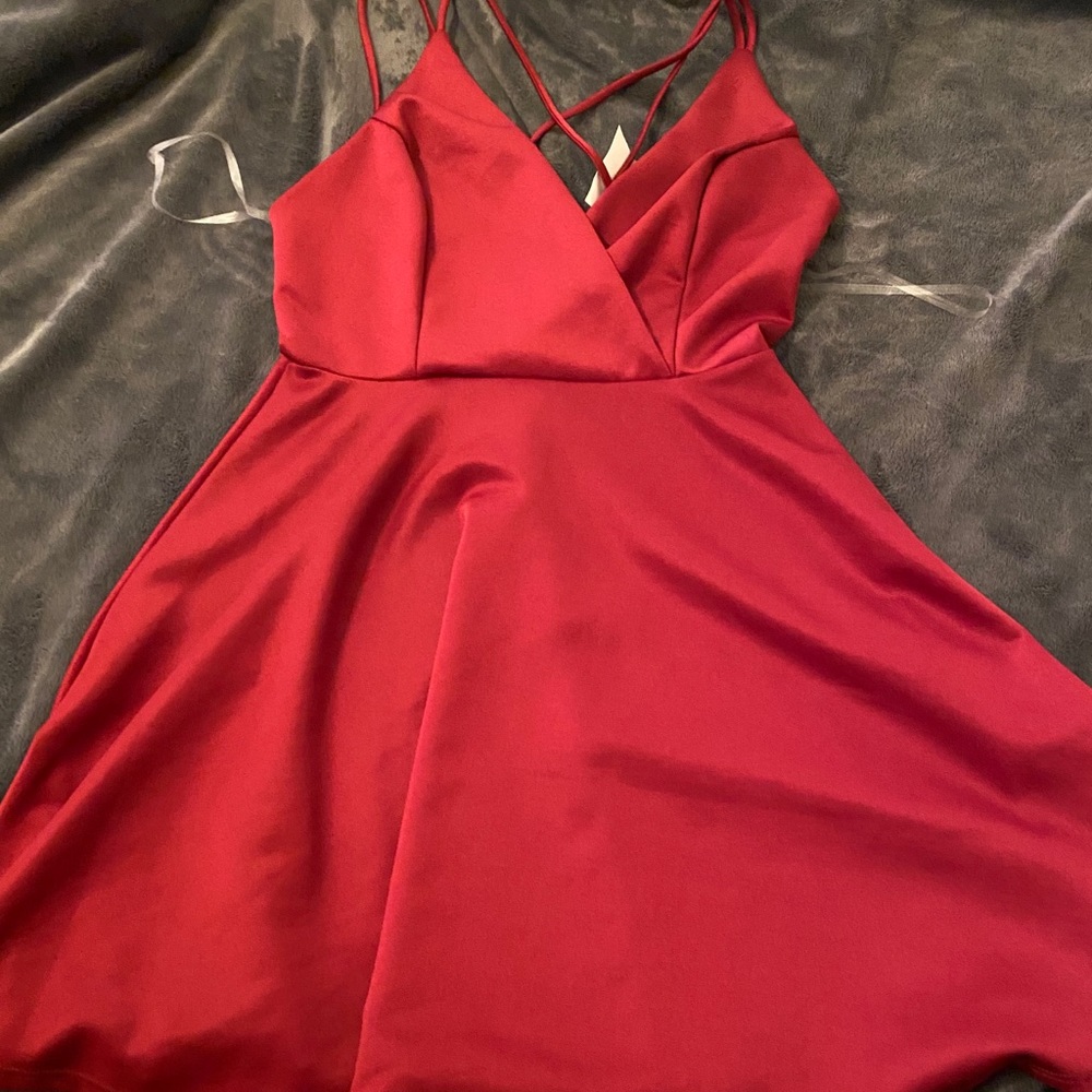 Maroon dress